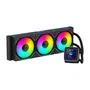 Abysm Oceanic LCD 360 ARGB con Pantalla LCD de 2,8'' y 3 Ventiladores de 120 mm Negro