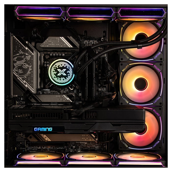 Captiva R89-085 PC Gaming Highend AMD Ryzen 7 9800X3D (4.7GHz) 64GB DDR5 2TB SSD NVIDIA GeForce RTX 5080 16GB Windows 11 Home Torre Negro Captiva R89-085 PC Gaming Highend AMD Ryzen 7 9800X3D (4.7GHz) 64GB DDR5 2TB SSD NVIDIA GeForce RTX 5080 16GB Windows 11 Home Torre Negro