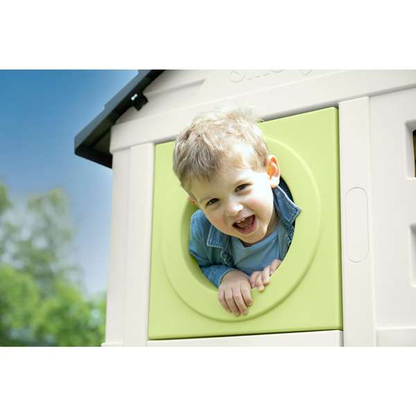 Smoby Casa de la Playa para Niños, 243x197 cm, Juguete Exterior, Sin Montaje, Edad 3+