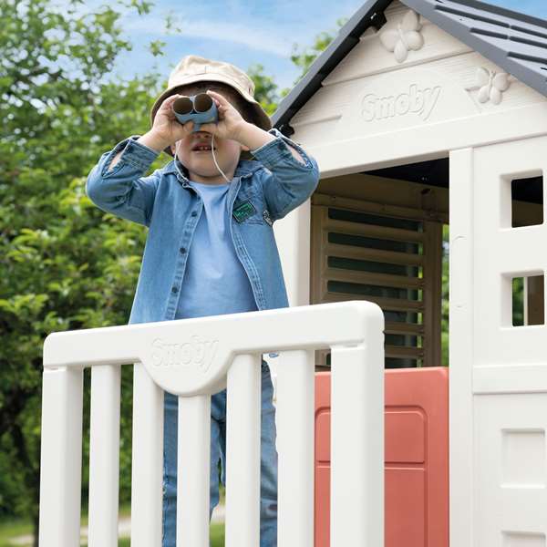 Smoby Casa de la Playa para Niños, 243x197 cm, Juguete Exterior, Sin Montaje, Edad 3+