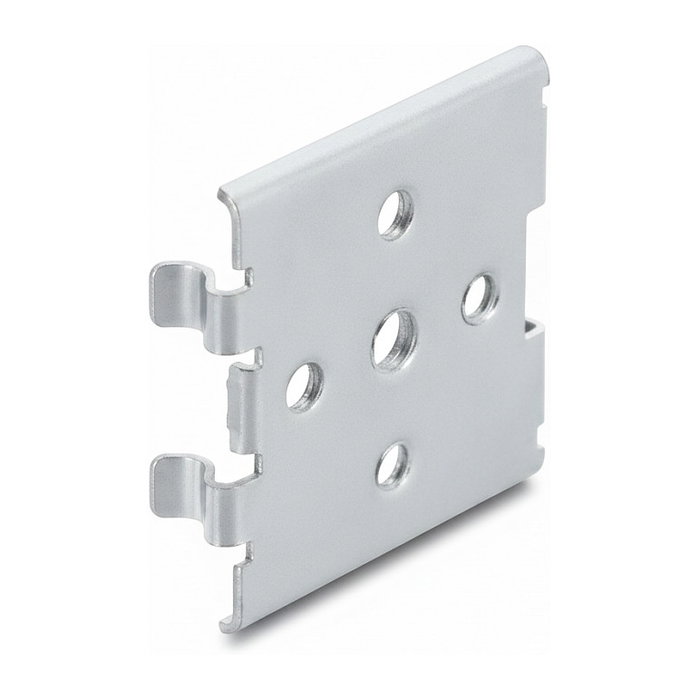 DeLOCK Clip para carril con 5 orificios de fijación, montaje horizontal y vertical DeLOCK Clip para carril con 5 orificios de fijación, montaje horizontal y vertical