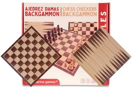 AQUAMARINE Ajedrez, Damas y Backgammon FSC 100%