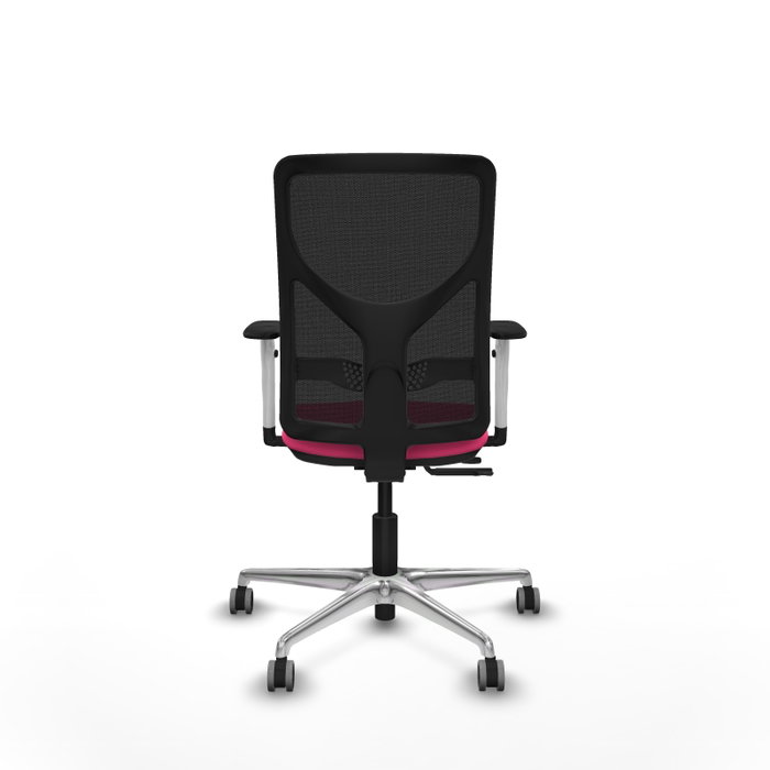 PIQUERAS Y CRESPO Silla de oficina Motilla Rosa con mecanismo Sincro/Traslack