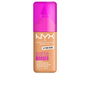 NYX Professional Makeup MAKE'EM WONDER Foundation #14-True Beige 30 ml - Base Líquida Mate con Cobertura 24 Horas y Vitamina C para un Rostro Luminoso y Suave