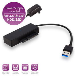 MicroConnect Cable adaptador USB 3.1 Gen1 para HDD/SSD SATA 2.5 y 3.5 pulgadas para migración de datos