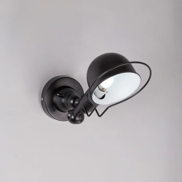 Neya Aplique de Pared Metal SKD-W1023, Diseño Elegante Retro, Luz E27 para Ambiente Cálido/Frío/Neutro, para Comedor, Dormitorio, Cocina