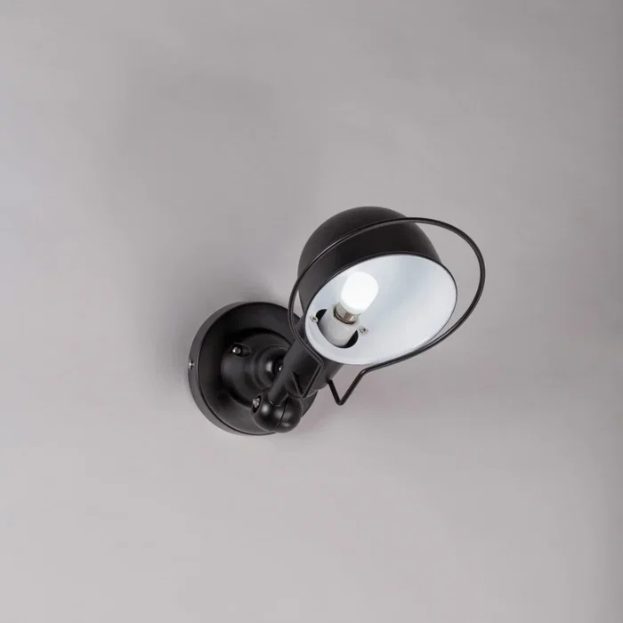 Neya Aplique de Pared Metal SKD-W1023, Diseño Elegante Retro, Luz E27 para Ambiente Cálido/Frío/Neutro, para Comedor, Dormitorio, Cocina