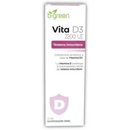 B.GREEN Vita D3 2200Ui Solución Oral con Cuentagotas 50ml