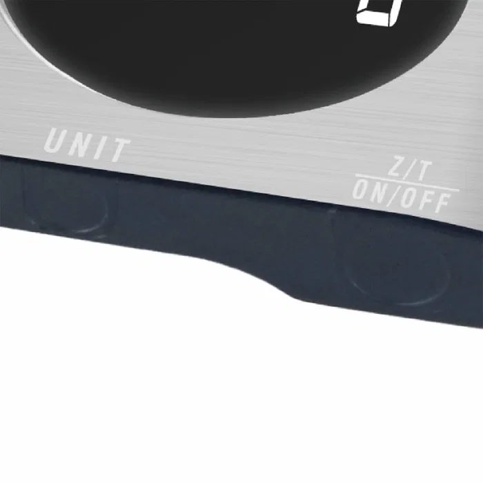 Haeger KS-DIG.012A Báscula Electrónica de Cocina Acero Inoxidable, 15 kg 1 g, Forma Rectángulo para Encimera