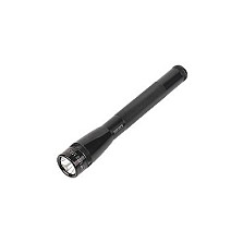 Maglite Mini-Mag LED Linterna de Mano Negro Aluminio 2 Baterias AA 77 Lúmenes 141m Haz 4 Niveles de Potencia Resistente al Agua y Golpes