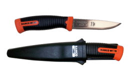 Bahco Cuchillo de Podar de Acero Inoxidable 220mm con Funda 2446