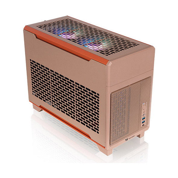Thermaltake TR100 Caja de PC Mini Tower Color Arena Compatible con Placa Base Mini-ITX