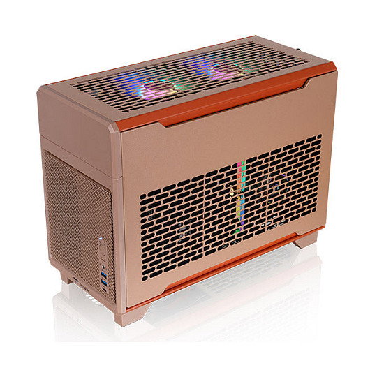Thermaltake TR100 Caja de PC Mini Tower Color Arena Compatible con Placa Base Mini-ITX
