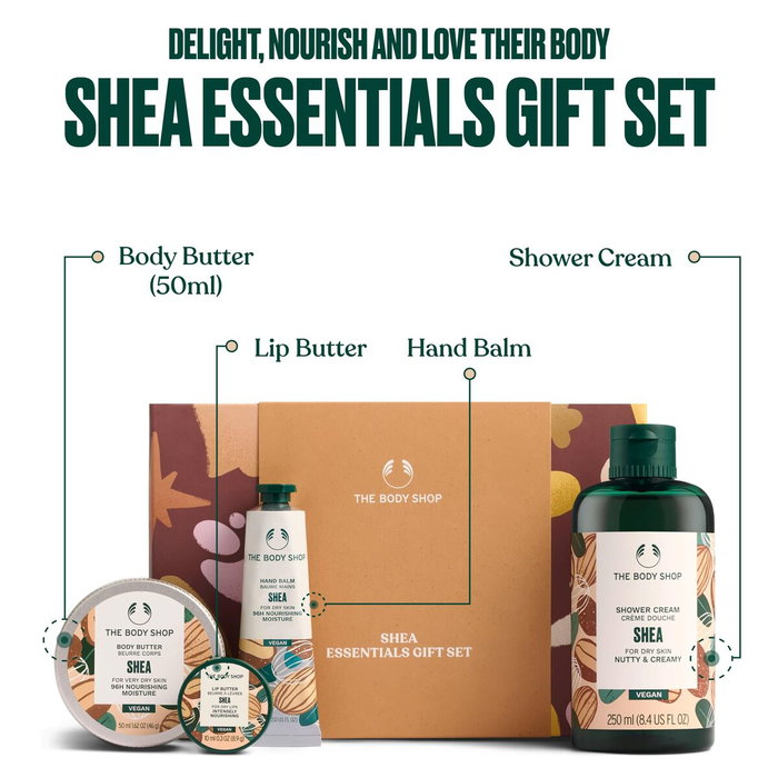 The Body Shop Small Shea Estuche 4 pz