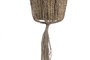DKD Home Decor Macetero Seagrass Macrame Surtido de 2 piezas