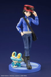 Pokémon Estatua ARTFXJ PVC 1/8 Kalm & Froakie 20 cm