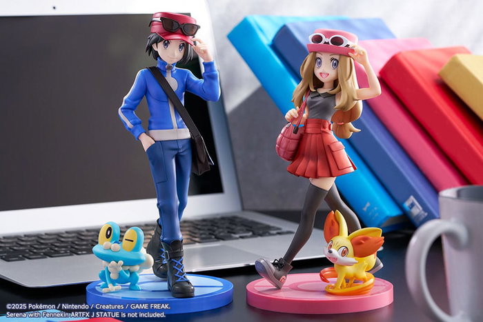 Pokémon Estatua ARTFXJ PVC 1/8 Kalm & Froakie 20 cm Pokémon Estatua ARTFXJ PVC 1/8 Kalm & Froakie 20 cm