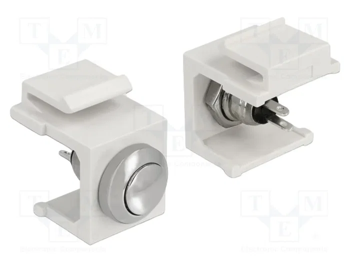 DeLOCK 86401 Interruptor de botón Keystone Blanco DeLOCK 86401 Interruptor de botón Keystone Blanco