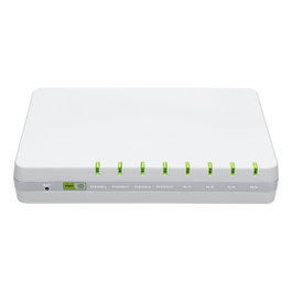 Auerswald 90089 Adaptador de terminal analógico (ATA) VoIP de 4 puertos