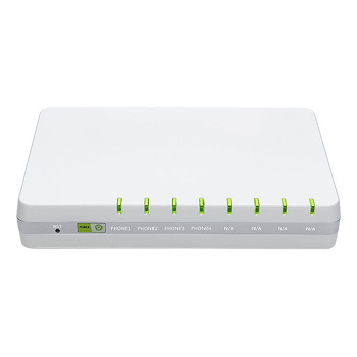 Auerswald 90089 Adaptador de terminal analógico (ATA) VoIP de 4 puertos Auerswald 90089 Adaptador de terminal analógico (ATA) VoIP de 4 puertos