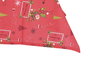 DKD Home Decor Mantel Navidad Tradicional Rojo Blanco Poliéster 150 x 150 cm Set de 5 (2 Unidades)