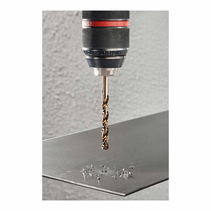 Wolfcraft Broca para metal HSS cobalto rectificada 6,00 x 93 mm
