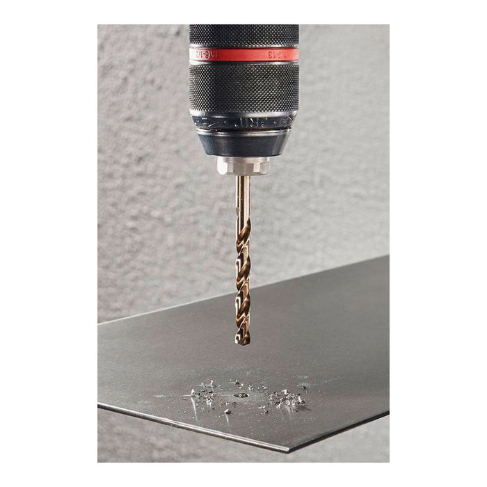 Wolfcraft Broca para Metal HSS Cobalto Rectificada, Ø6.00 x 93 mm, para Taladrar Acero Inoxidable Wolfcraft Broca para Metal HSS Cobalto Rectificada, Ø6.00 x 93 mm, para Taladrar Acero Inoxidable