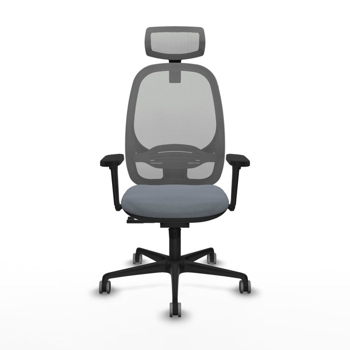 PIQUERAS Y CRESPO Silla de oficina Cilanco con mecanismo Sincro, Gris PIQUERAS Y CRESPO Silla de oficina Cilanco con mecanismo Sincro, Gris