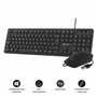 Subblim Combo Business Slim Silencioso Negro