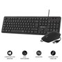 Subblim Combo Business Slim Silencioso Negro