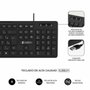 Subblim Combo Business Slim Silencioso Negro