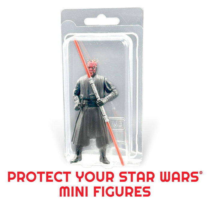 Caja de PET Clamshell pack de 35 Protector para figuras articuladas XL