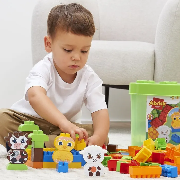 Ecoiffier Set de Granja ECO3280250013679 - 150 Piezas - A partir de 18 Meses