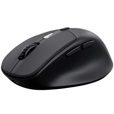 Trust Zevo Mouse Inalámbrico Bluetooth/2.4 GHz, 6 Botones, 1200-3200 DPI Ajustable, Recargable, Color Negro