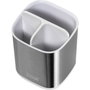 Joseph Joseph EasyStore Toothbrush Holder Silver / White