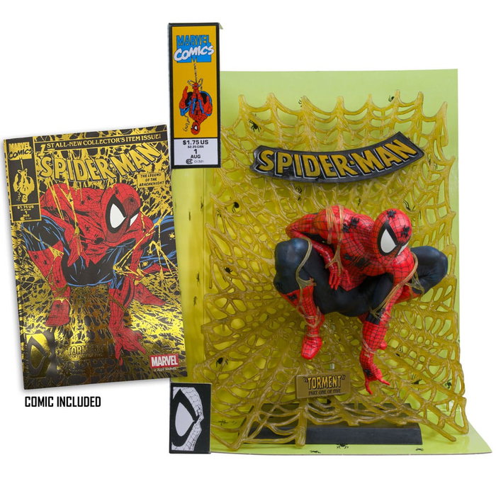 Marvel Collection Estatua PVC 1/6 Spider-Man (Spider-Man # 1) (Gold Edition) (Gold Label) 15 cm Marvel Collection Estatua PVC 1/6 Spider-Man (Spider-Man # 1) (Gold Edition) (Gold Label) 15 cm