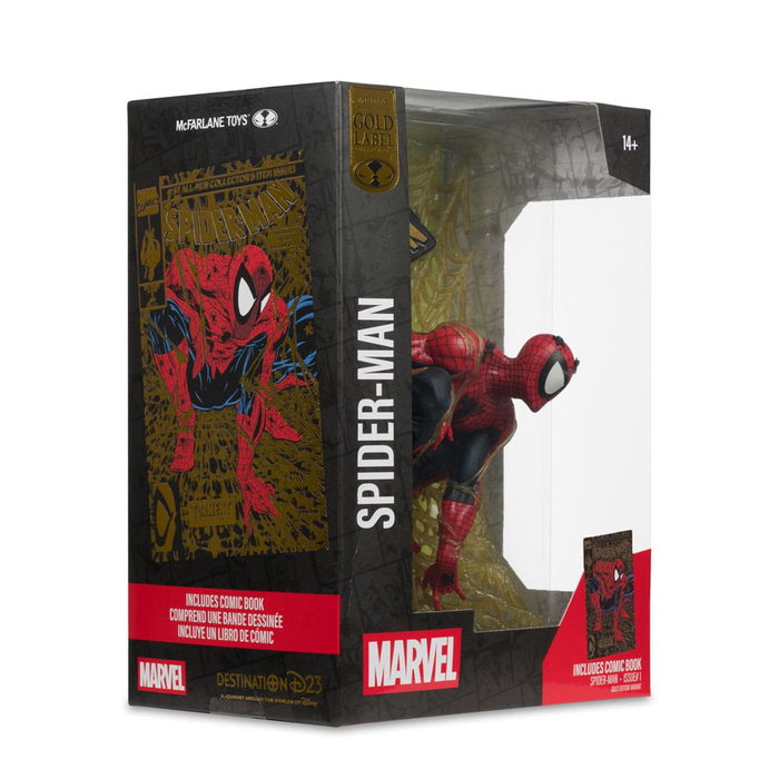 Marvel Collection Estatua PVC 1/6 Spider-Man (Spider-Man # 1) (Gold Edition) (Gold Label) 15 cm Marvel Collection Estatua PVC 1/6 Spider-Man (Spider-Man # 1) (Gold Edition) (Gold Label) 15 cm