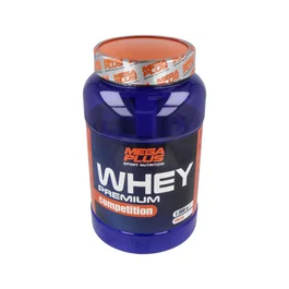 Mega Plus Whey Premium Competition - Proteína en Polvo de Fresa para Deportistas - 1 kg