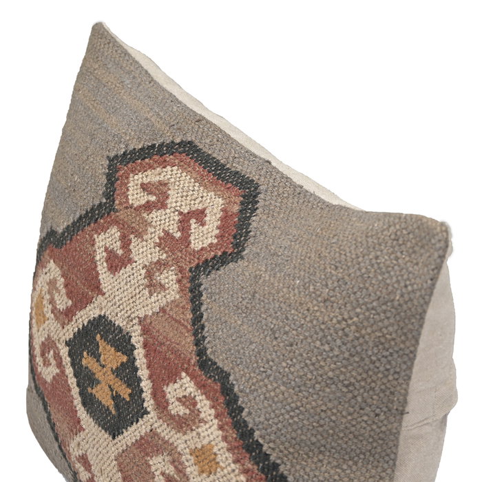 DKD Home Decor Cojín Kilim Lana y Yute 40x60 cm (Pack de 2)