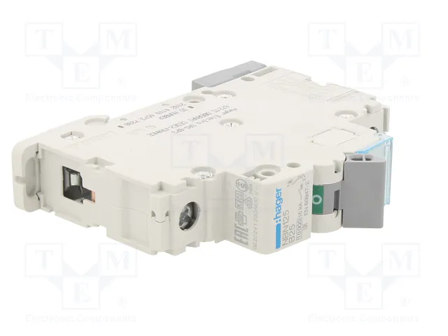 HAGER Interruptor magnetotérmico NBN 25A 1 polo 10kA