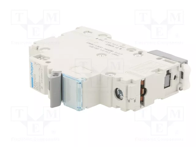 HAGER Interruptor magnetotérmico NBN 25A 1 polo 10kA