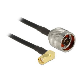 DeLOCK Cable coaxial N Macho a RP-SMA Macho angular 0,3 m