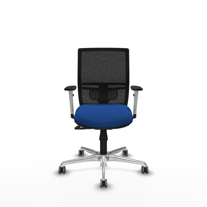 PIQUERAS Y CRESPO Silla de oficina Yunquera con mecanismo Sincro, Azul y Negro PIQUERAS Y CRESPO Silla de oficina Yunquera con mecanismo Sincro, Azul y Negro