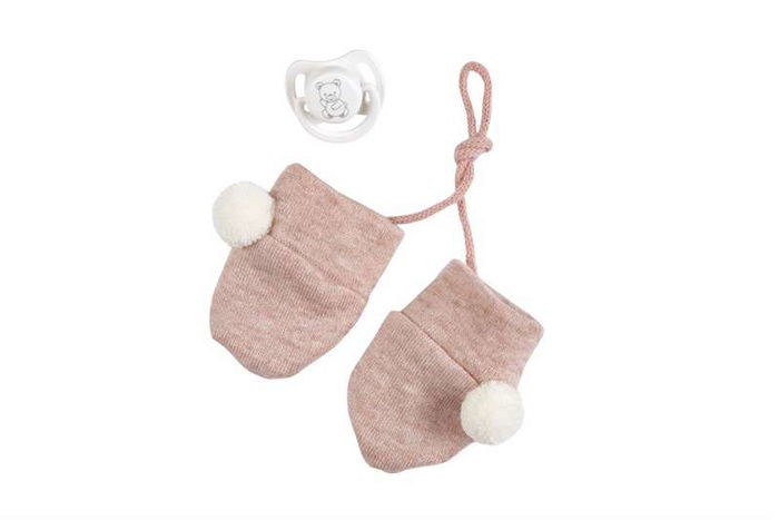 Muñecas Arias Muñeca Elegance 45 cm Zoe Rosa con Manoplas (Muñeco de Peso)