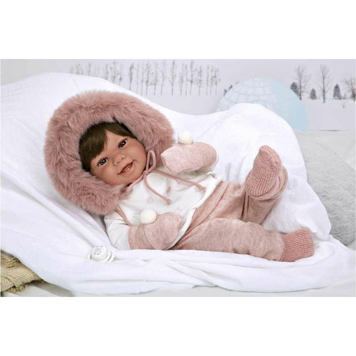 Muñecas Arias Elegance Zoe 45 cm Rosa con Manoplas
