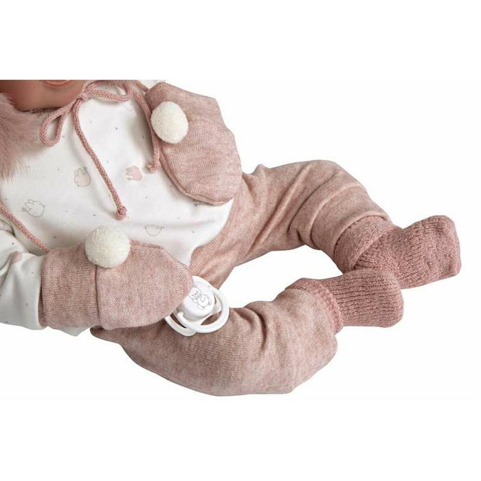 Muñecas Arias Elegance Zoe 45 cm Rosa con Manoplas