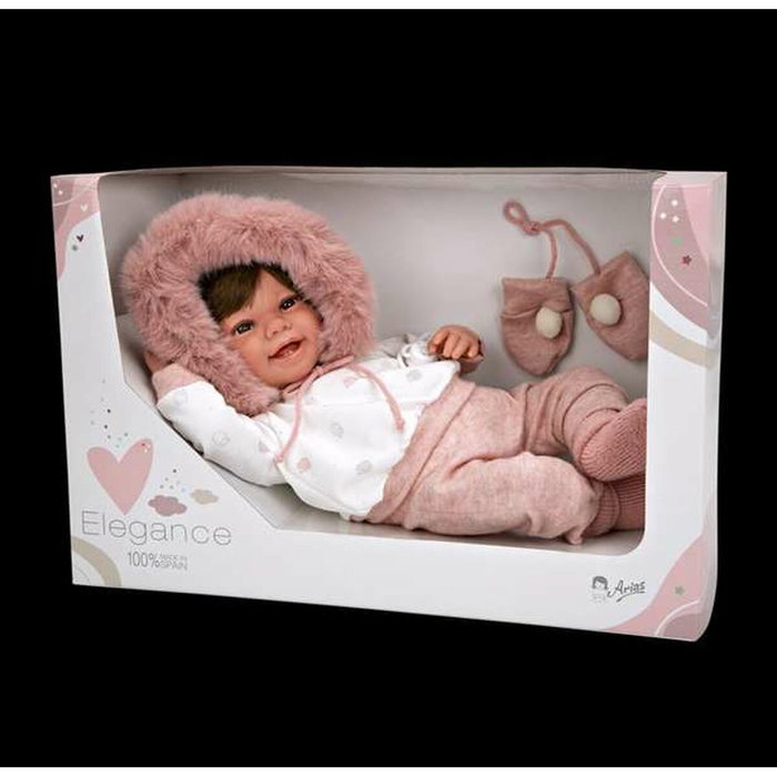 Muñecas Arias Elegance Zoe 45 cm Rosa con Manoplas