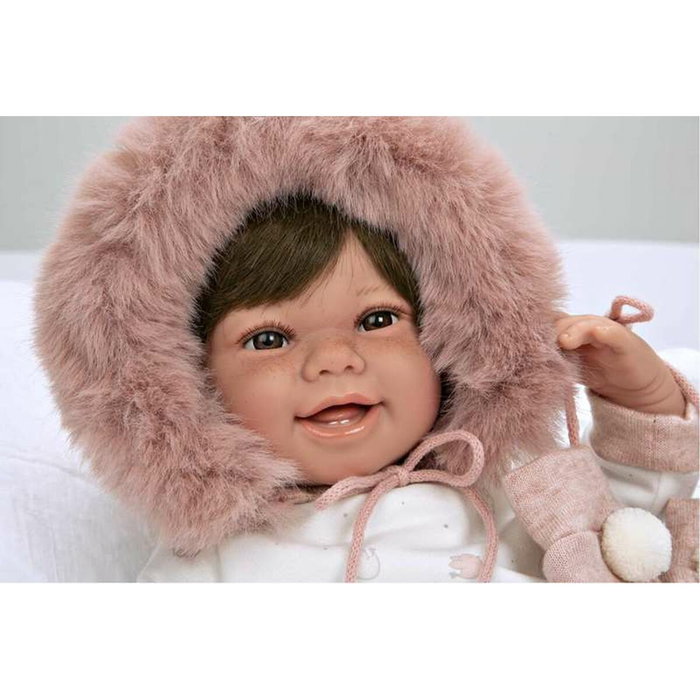Muñecas Arias Elegance Zoe 45 cm Rosa con Manoplas