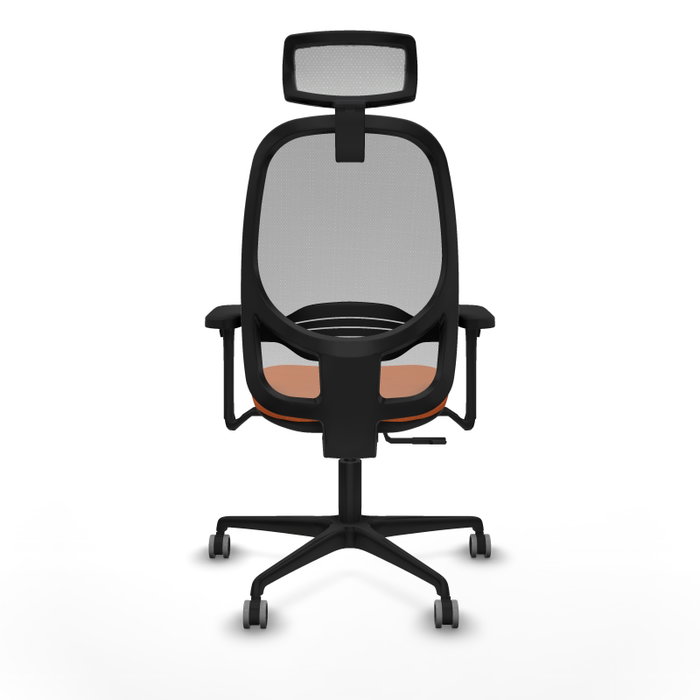 PIQUERAS Y CRESPO Silla de oficina Cilanco con mecanismo Sincro, Naranja y Gris PIQUERAS Y CRESPO Silla de oficina Cilanco con mecanismo Sincro, Naranja y Gris