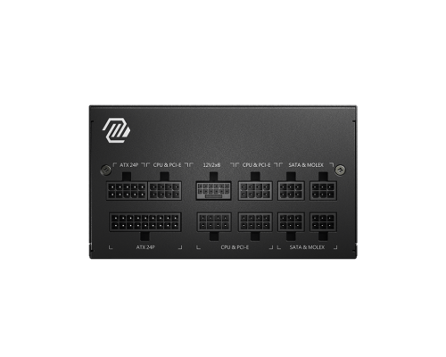 MSI MAG A850GL PCIE5 Fuente de Alimentación 850W 80 Plus Gold ATX Totalmente Modular Color Negro